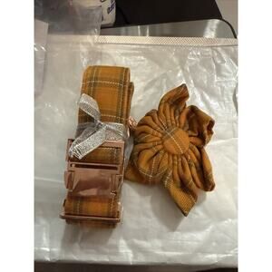 Adjustable Multicolor Dog Leash With Bow for Small-Med Dogs Plaid